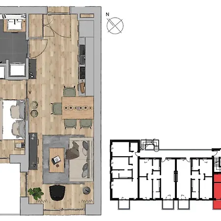 1 Bedroom In *